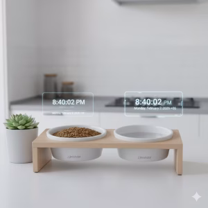 Pet Feeding Bowl Set